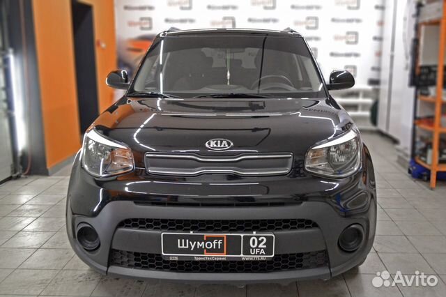 Хороший комплект шумоизоляции 4 дверей KIA Soul