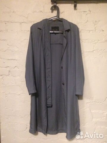 Тренч плащ из лиоцелла с поясом Massimo Dutti