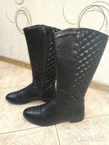 Сапоги женские кожаные Tamaris 41 Сапоги женские кожаные Tamaris 41