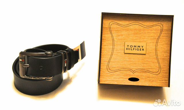 Мужской ремень / Tommy Hilfiger / новый (черный)