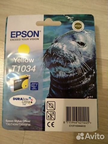 Картридж Epson T1034, T1032 Картридж Epson T1034, T1032