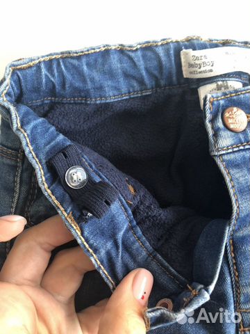 Джинсы на флисе Zara
