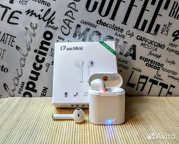 Новые беспроводные наушники i7-mini TWS. Качество Новые беспроводные наушники i7-mini TWS. Качество
