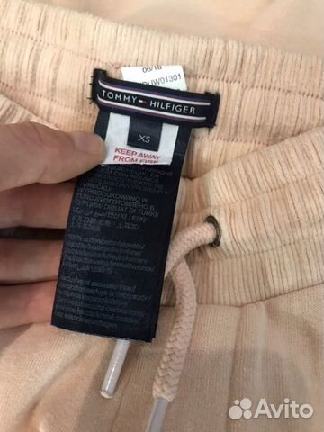 Джоггеры Tommy Hilfiger персиковые новые Джоггеры Tommy Hilfiger персиковые новые