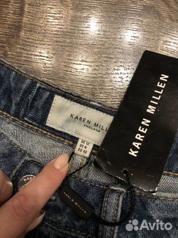 Новые джинсы клёш Karen Millen uk 12 Новые джинсы клёш Karen Millen uk 12