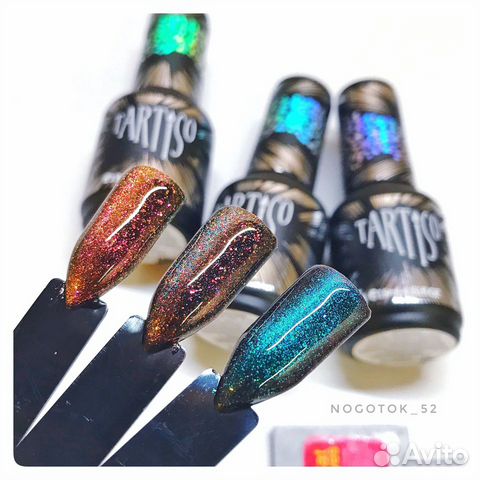 Гель лаки кошачий глаз от Tartiso Гель лаки кошачий глаз от Tartiso