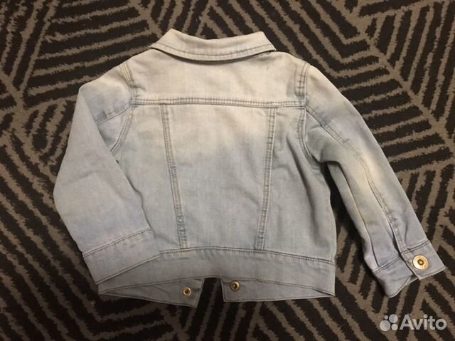 Джинсовая куртка Zara 82 см