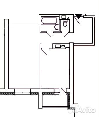 1-к квартира, 42.8 м², 3/9 эт.