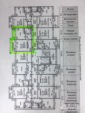 1-к квартира, 30 м², 4/10 эт.