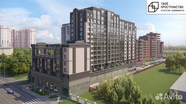 1-к квартира, 42.7 м², 4/15 эт.