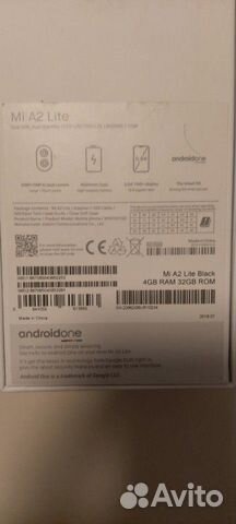 Xiaomi mi A2 lite 4/32
