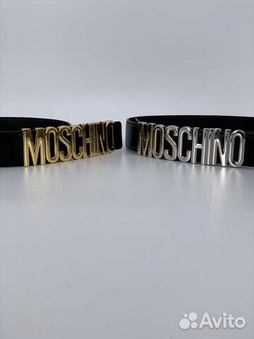 Новый женский ремень из натуральной кожи Moschino Новый женский ремень из натуральной кожи Moschino