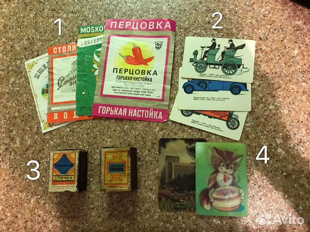 Этикетки, календари, спичечные коробки Этикетки, календари, спичечные коробки