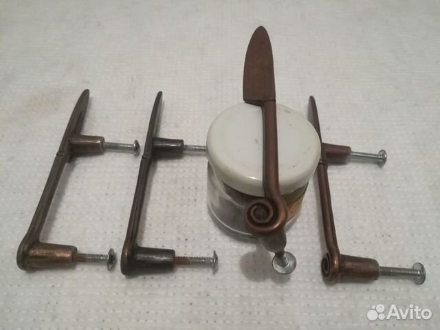 Мебельные ручки, медь