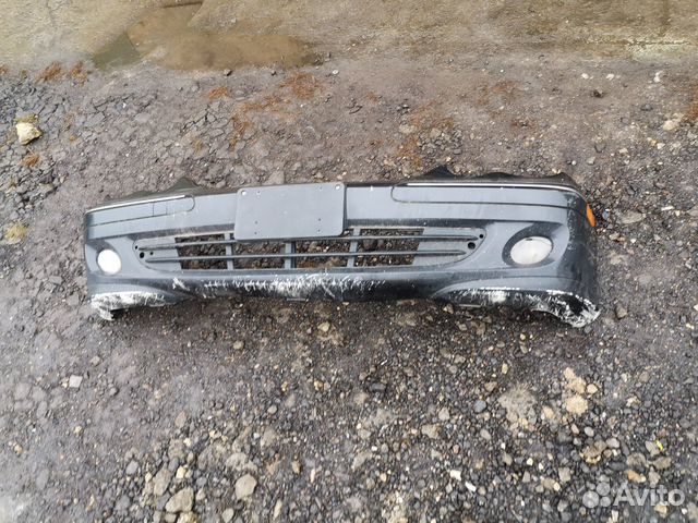 Mercedes w203 бампер передний чёрный Mercedes w203 бампер передний чёрный