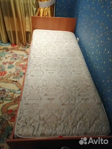Кровать 1-спальная с матрасом