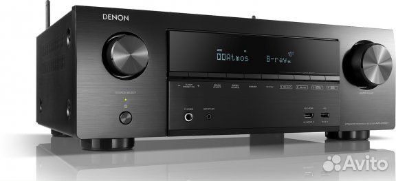 Denon AVR-X1600H 7.2-канальный AV-ресивер, черный