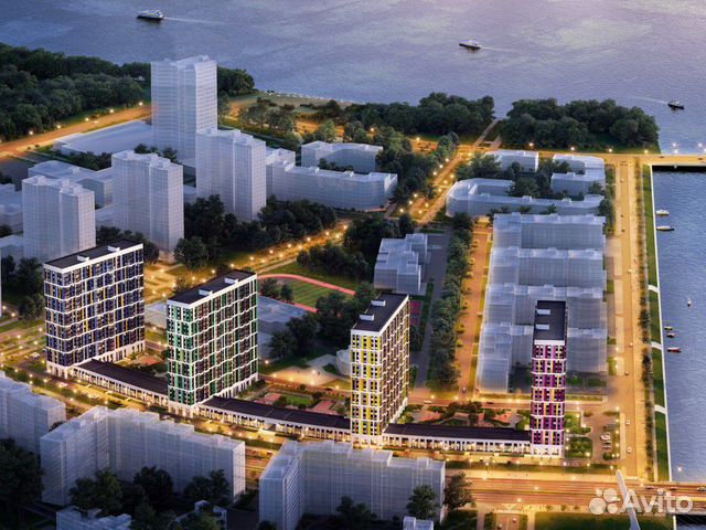 1-к квартира, 43.4 м², 3/22 эт.