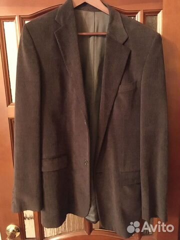 Пиджак вельветовый
