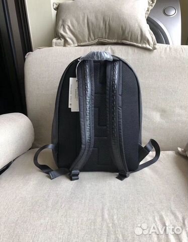 Рюкзак нейлоновый чёрный Versace, новый
