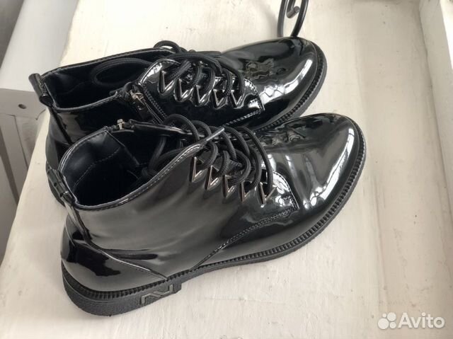 Ботинки лакированные