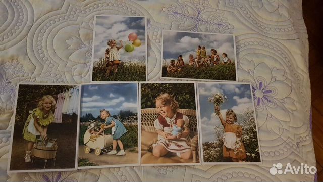 Открытки СССР дети