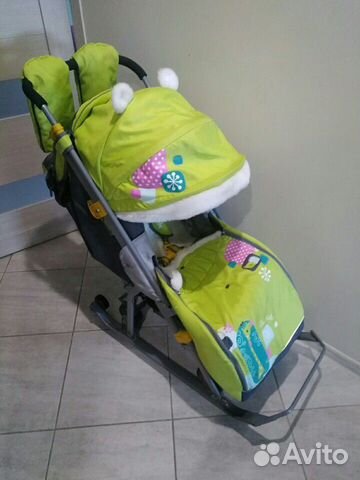 Санки-коляска Ника 7