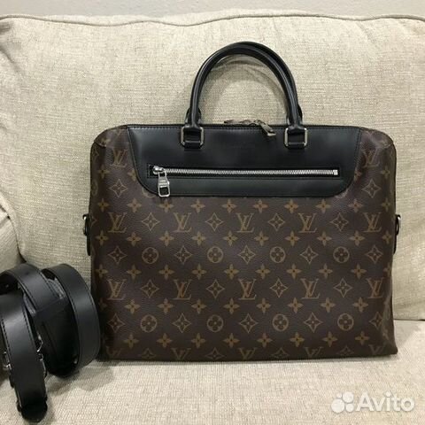Портфель Louis Vuitton коричневый