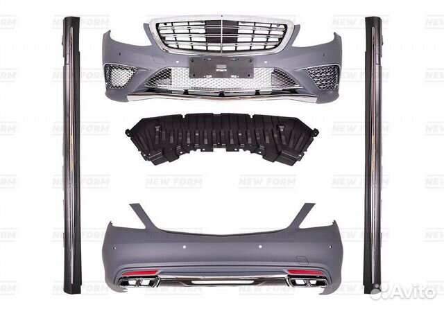 Обвес 65 AMG полный Mercedes S class W222