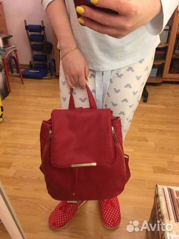 Рюкзак City красный хор сост иск кожа