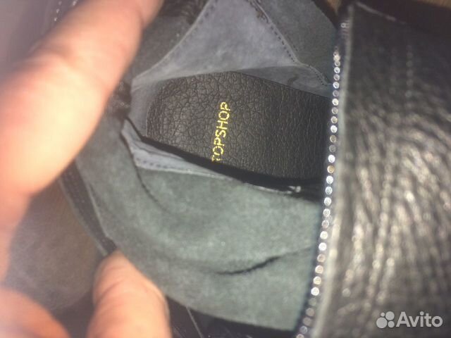 Сапоги-ботфорты Topshop, р-р 38, кожа