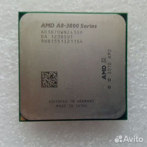 Processor Amd A8 3870k Socket Fm1 Quad Core 3 0ghz Kupit V Voronezhe Bytovaya Elektronika Avito