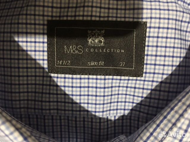 Marks Spenser рубашка slim fit