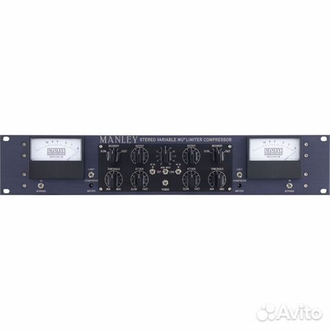 Manley Stereo Variable Mu Limiter Compressor with Manley Stereo Variable Mu Limiter Compressor with