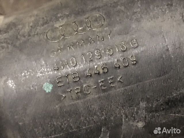Патрубка воздушных фильтров Audi