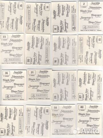 Наклейки стикеры Белоснежка Panini Наклейки стикеры Белоснежка Panini