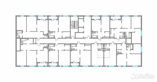 1-к квартира, 42.5 м², 7/21 эт. 1-к квартира, 42.5 м², 7/21 эт.