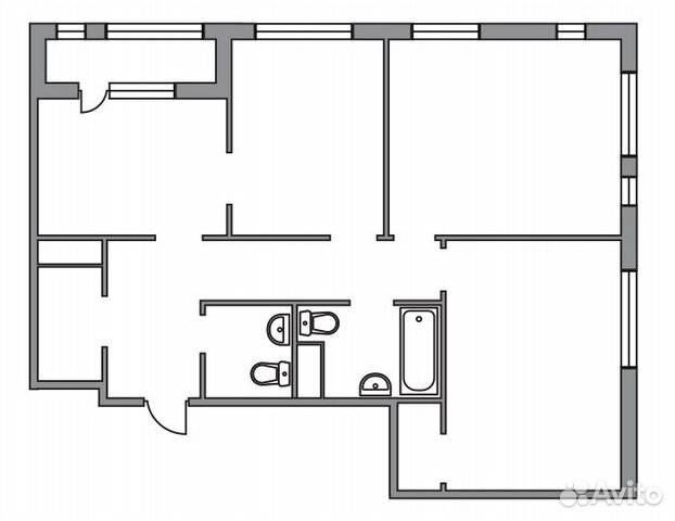 3-к квартира, 78.8 м², 8/21 эт.