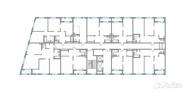 1-к квартира, 45.1 м², 24/26 эт.