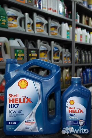 Масло моторное Shell Helix HX7 10W40 4л полусинт
