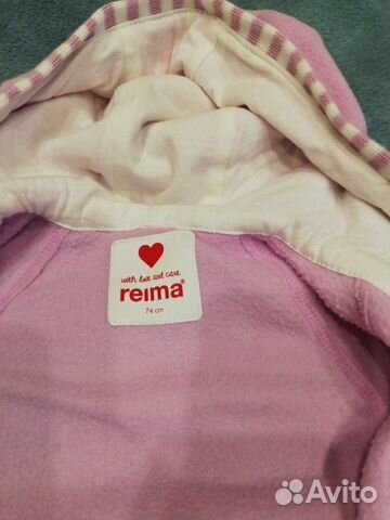 Комбинезон reima флисовый 74 р