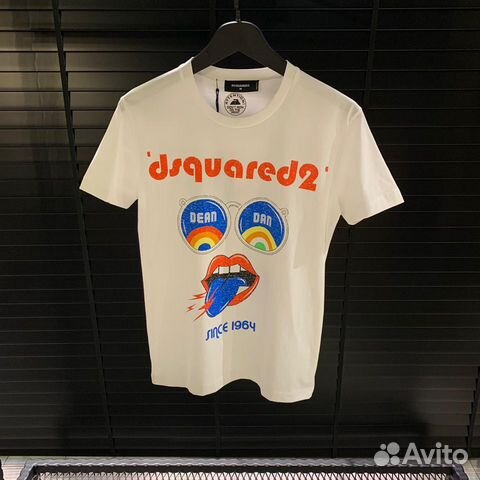 Футболка Dsquared 2020 1964 черн/бел все размеры Футболка Dsquared 2020 1964 черн/бел все размеры
