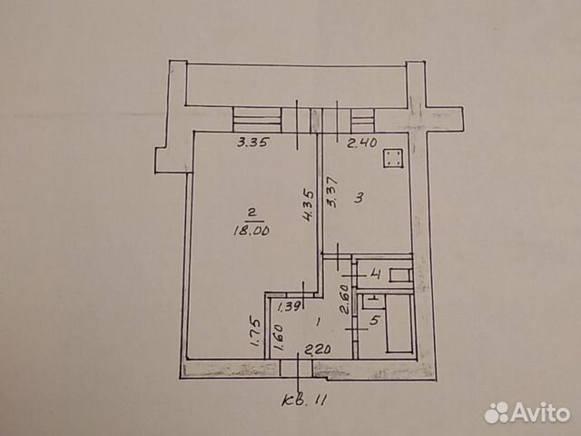 1-к квартира, 34 м², 3/9 эт.