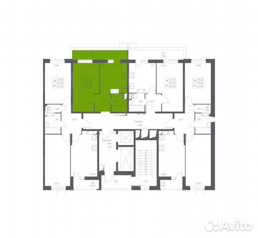 1-к квартира, 32.7 м², 9/17 эт.