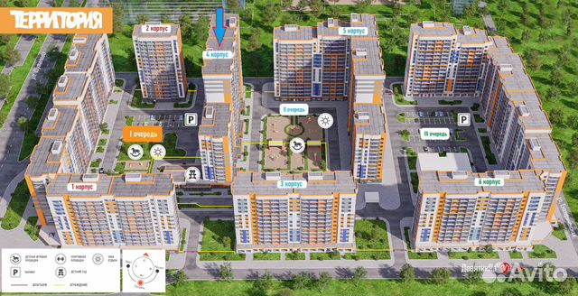 1-к квартира, 31.6 м², 11/19 эт.