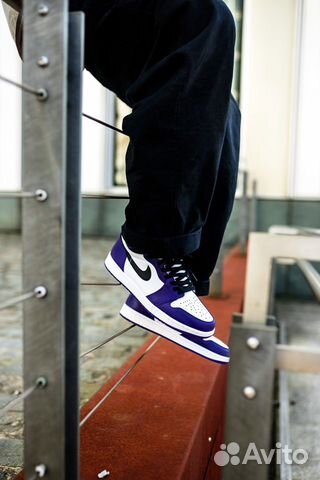 Jordan 1 Retro High Court Purple White 
