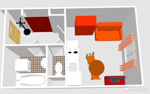 Студия, 19 м², 1/12 эт.