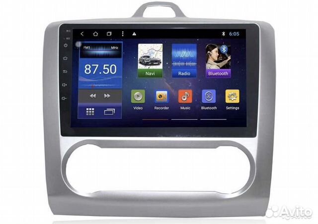 Штатная магнитола Ford Focus 2005-2011 Android 8.1 Штатная магнитола Ford Focus 2005-2011 Android 8.1