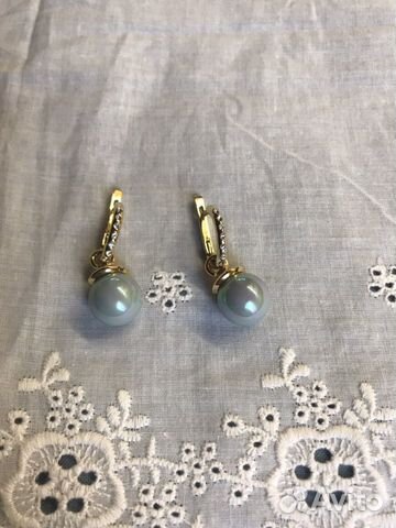Серьги с майорским жемчугом Серьги с майорским жемчугом
