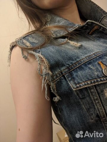 Джинсовая жилетка Джинсовая жилетка